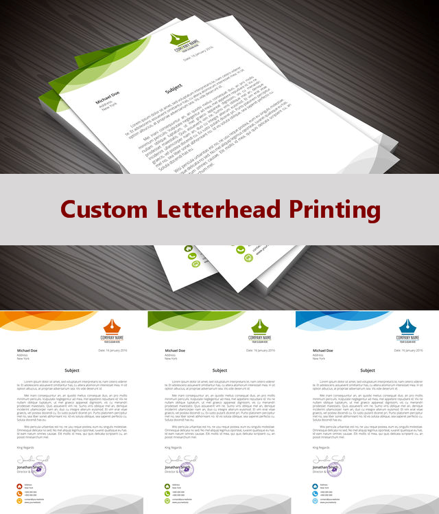 Business Letterhead Printing at Discount Prices
